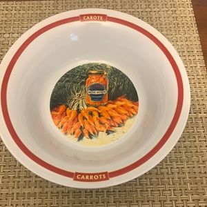 Pottery Barn Pasta Rustic Bowl - carrots